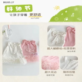 VÁY NƠ CỔ SÁT NÁCH PHỐI LƯỚI BG-sỉ 154k