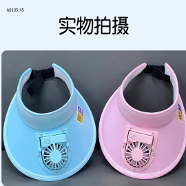 MŨ CHỐNG NẮNG TÍCH HỢP QUẠT CHO NỮ -sỉ 75k