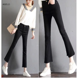 JEAN ỐNG LOE -sỉ trắng, xanh nhạt : 167k /  đen, xanh đậm : 160k 