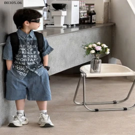 Set demi bé trai dáng rộng tarus -sỉ 255k