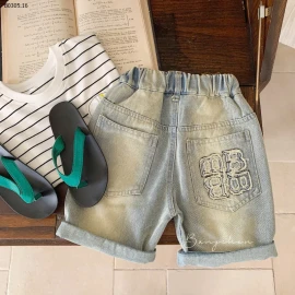 QUẦN SHORT JEAN CHỮ B-sỉ 150k