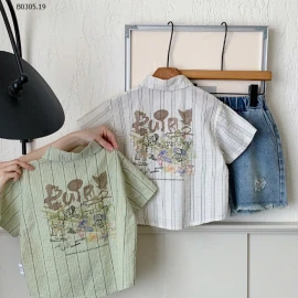 SƠ MI SỌC HĨNH VẼ LƯNG -sỉ 136k