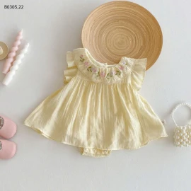 BODY CHIP THÊU HOA – XINH NHƯ CÔNG CHÚA NHỎ2-sỉ 140k