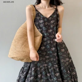 Váy 2 dây hoa nhí kiểu Pháp nhà Yanshuang-sỉ 329k