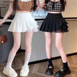 CHÂN VÁY XẾP LY PHỐI REN-sỉ 120k