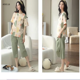 BỘ COTTON LỬNNG NỮ MẶC NHÀ -sỉ 165k