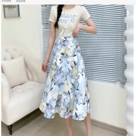 CHÂN VÁY HOA ANGLE -sỉ 169k