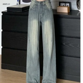 QUẦN JEAN SỌC BẠC MÀU CÁ TÍNH -sỉ 162k