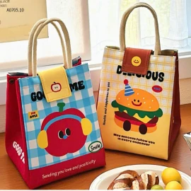 TÚI GIỮ NHIỆT ĐỰNG ĐỒ ĂN TRƯA KUTE -sỉ 78k