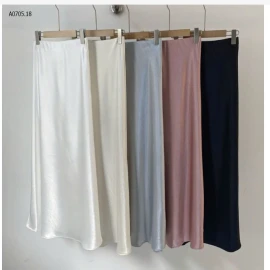 CHHÂN VÁY ĐUÔI CÁ VẢI SATIN TENCEL-sỉ 173k