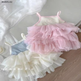 VÁY 2 DÂY PHỐI BÈO TẦNG  -sỉ 99k