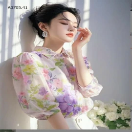 ÁO SƠ MI HOA CHO NỮ -sỉ 200k