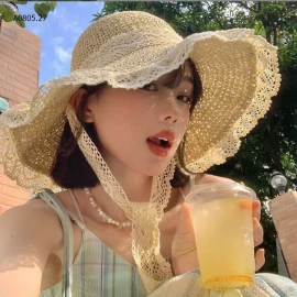 MŨ CÓII VIỀN REN-sỉ 50k