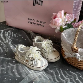 GIÀY CÔNG CHÚA BG ĐẾ BẰNG REN BE-sỉ Sz 16-19 : 285k           Sz 22-25 : 308k 