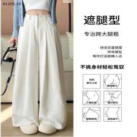 Quần ống rộng lụa băng - 130k/c