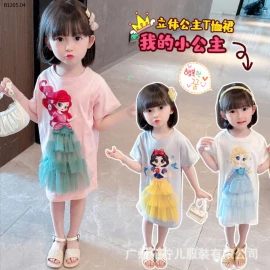  ÁO CÔNG CHÚA 3D CHO BÉ IU  - sỉ 69k