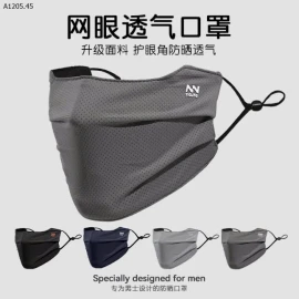 SET 4 KHẨU TRANG CHỐNG NẮNG NAM  - sỉ 44k/set 4c mix màu