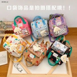 BALO HỌA TIẾT TIM CHO BÉ  YÊU -Sỉ 130k