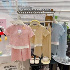 SET BỘ 2 MẢNH THUN TĂM CHO BÉ GÁI-sỉ 130k