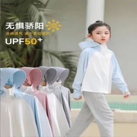 ÁO CHỐNG NẮNG PHỐI MÀU BÉ GÁI-sỉ 115k