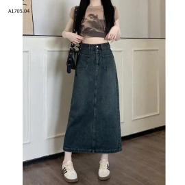 CHÂN VÁY JEAN DÁNG DÀI NỮ -sỉ 170k