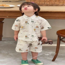 Sét bộ sơ mi cho BT Lanxi -Sỉ 164k