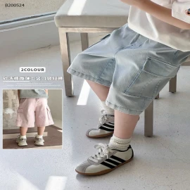 Quần sooc túi hộp bé trai- sỉ 90-150: 196k sz 160: 213k sz 170: 235k