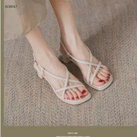 SANDAL CAO GÓT QUAI MẢNH CHO NỮ  - sỉ 179k