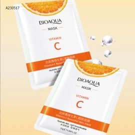 MẶT NẠ VITAMIN C BIOAQUA- sỉ 69k/set 20 miếng