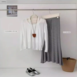 ÁO THUN DÀI TAY 2 MẢNH - sỉ 185k