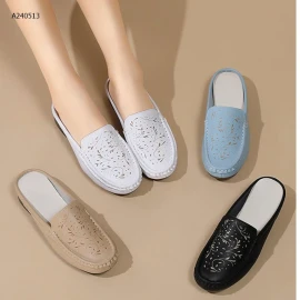 Giày sục moca da nguyên miếng  - sỉ 195k