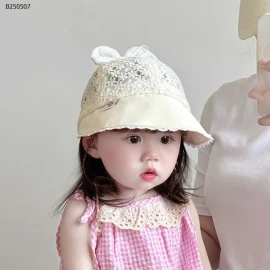 mũ đẹp, vừa ren lại có nơ bé gái -Sỉ 76k