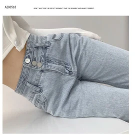 QUẦN JEANS NỮ DÁNG SUÔNG  - sỉ 130k