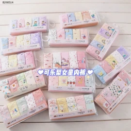 SET 5 QUẦN CHIP BÉ GÁI - sỉ Sỉ Sz 100-150 : 135k Sz 160-170: 140k