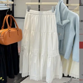 CHÂN VÁY DÀI VIỀN REN ANNA- sỉ 164k