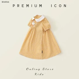 VÁY VỊT VÀNG CỔ SEN DỄ THƯƠNG -Sỉ 133k