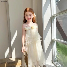 VÁY 2 DÂY CÔNG CHÚA CHO BÉ GÁI - sỉ 207k