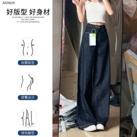 QUẦN JEAN XANH ĐẬM ỐNG LOE-sỉ 150k