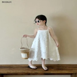 VÁY 2 DÂY REN HOA BG - sỉ 243k