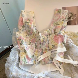 ÁO HOA DÁNG CROPTOP -Sỉ 113k