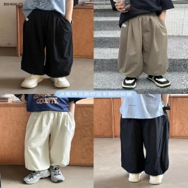 Quần dài mỏng bo ống bé trai hãng ambb - sỉ 146k