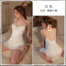 VÁY LỤA NGỦ 2 DÂY  - sỉ 100k