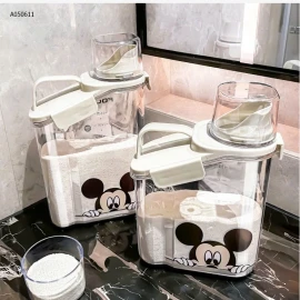 Hộp đựng bột giặt  KÈM sticker dán mickey - sỉ 100k/1 set 2 hộp 