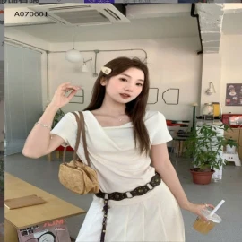 ÁO THUN CỔ ĐỔ NỮ- sỉ 126k