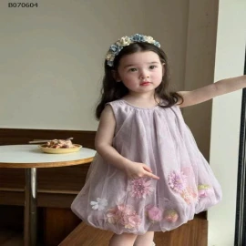 VÁY LƯỚI HOA SÁT NÁCH BG  -Sỉ 215k