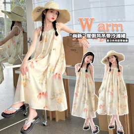 VÁY SUÔNG 2 DÂY DÀNH CHO BÉ GÁI - sỉ 184k