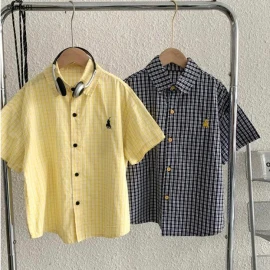 ÁO SƠ MI KẺ CARO AOAOKIDS BT - sỉ 150k