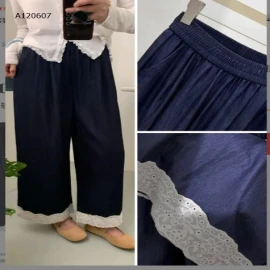 QUẦN ỐNG RỘNG CẠP CHUN ANNA -sỉ 190k