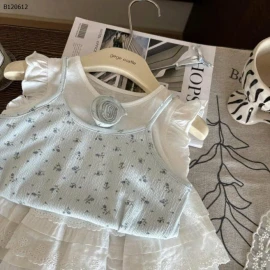 ÁO HOA CÁNH TIÊN MIX CV XẾP TẦNG-Sỉ giá  áo: 119k /  cv: 140k 