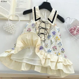 VÁY CỔ YẾM HOA  -Sỉ 144k